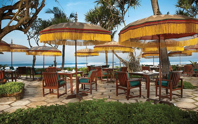 Frangipani Cafe Al Fresco Dining in Bali at The Oberoi Beach Resort Bali